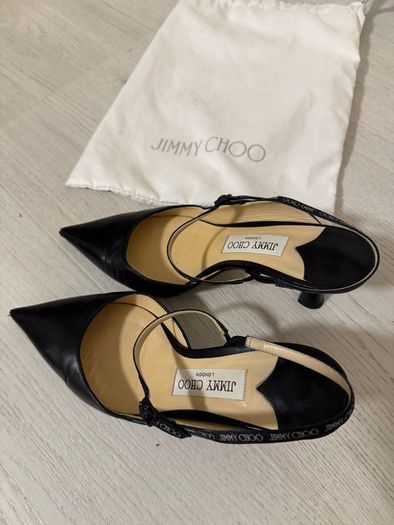 Jimmy Choo High Heels - Black size 37 1/2