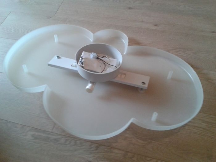 2 ikea cloud ceiling light