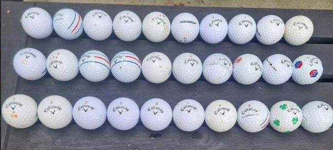 30 pre used Callaway golf balls