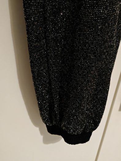 Glitter carrot pants