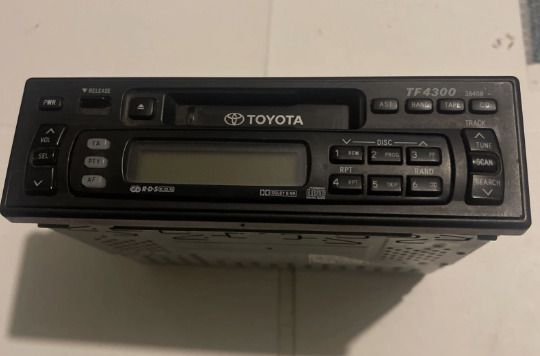 Toyota TF4300 Single DIN Vintage Radio Cassette Player