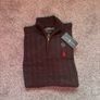 Ralph Lauren Black Cable Knit Quarter Zip Image 2