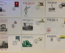 Irish 1980's Stamp Exhibition covers 9pcs RARE