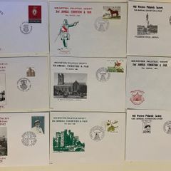 Irish 1980's Stamp Exhibition covers 9pcs RARE