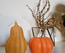 2 handmade artisan scented candles (soft vanilla chai)