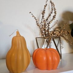 2 handmade artisan scented candles (soft vanilla chai)
