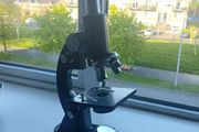 vintage microscope
