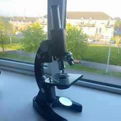 vintage microscope