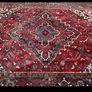 Classic Large Persian Heriz Hand Knotted Carpet Rug Image 10