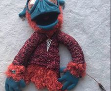 Sigma the Alien Puppet Bold Handcrafted Character