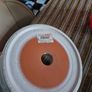 New A pair of 2 heavy Terracotta paint glazed plant pots Image 6