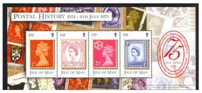 2001 Isle of Man 75th birthday of Queen Elizabeth II Stamp Miniature Sheet Mint Never Hinged