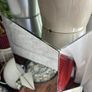 Custom Handmade Mirrored Geometric Side Table / Pedestal Stand Image 4