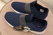 Navy trainer shoes from Dunnes stores