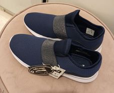Navy trainer shoes from Dunnes stores