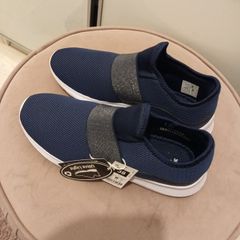 Navy trainer shoes from Dunnes stores