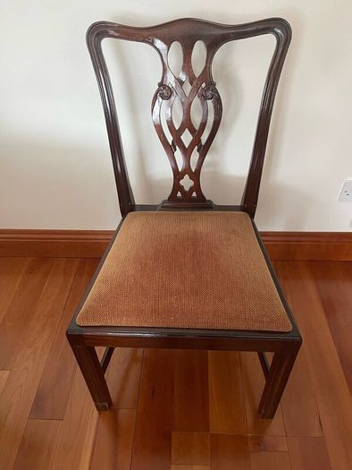 Mahogany Dining Room Table 6 Chairs