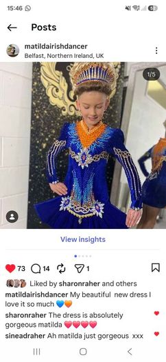 Irish dance dress
