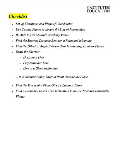 Leaving Cert Design and Communication Graphics Institute Notes