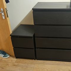 Chest of drawers small 2 draws and big 4 draws