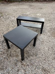 IKEA coffee table and tv stand