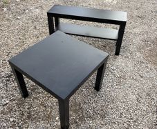 IKEA coffee table and tv stand