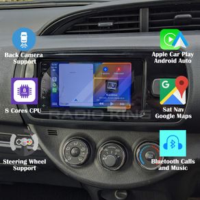 Premium Carplay Toyota Vitz Android Auto Audio