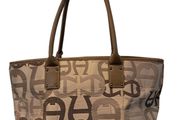 Etienne Aigner horseshoe-logo large shoulder bag