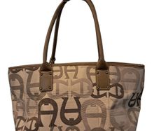 Etienne Aigner horseshoe-logo large shoulder bag