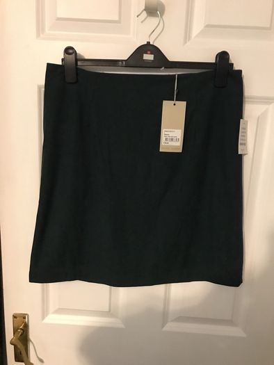 deep green cord skirt rrp E40