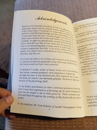 1996 Rare Find + Autograph INCH. In story and myth. Mary D. O'Connor. Ireland. History.