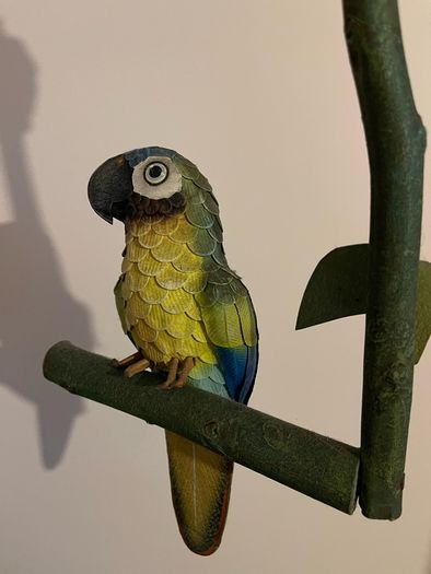 Handmade bird parrot