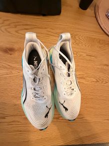 puma forever run nitros size 6.5. Worn for 2 x 5ks they are just too big for me I bought these runners for 170 euro 2 months ago