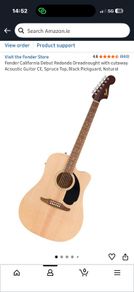 fender acoustic guitar