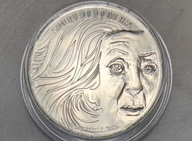 Portugal 5 Euro Base Metals Uncirculated Coin 2025 - Simone de Oliveira - Portuguese Musicians