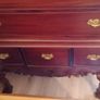 Tallboy Chest of Drawers with Bonnet Top & Carvings Image 4