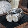 1 Pair of Teeth Tooth Fairy Oddity Curiosity Ring Goth Gift Image 2
