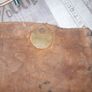 Antique Leather Cash Bag BR T.A.O. Enfield, Image 3