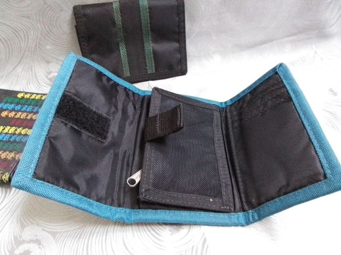 Three Canvass or Polyester Wallets