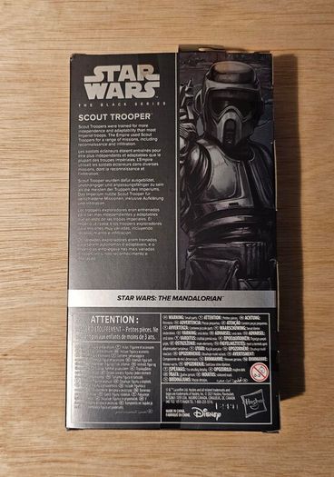 Star Wars Scout Trooper Carbonized Edition 6" Scale Black Series New & Unopened