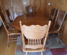 Oak Dining Table & Chairs