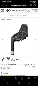 2 , 3 Way Maxi-Cosi ISOFIX Base - FamilyFix3
