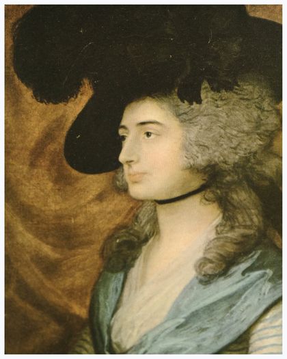 Rare Antique Lithograph Portrait: Mrs. Siddons