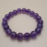 Top Quality Amethyst Round Beads Bracelet Image 3