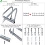3 Bike Stand Floor or Wall mounted bike rack for garage Bicycle Parking rack Cycle Storage Locking Stand (FREE SHIPPING) Image 5