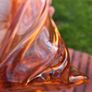 Large Murano red tulip vase Image 5