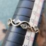 Vintage 9ct Solid Gold 375 5-Stone  Gemstone Ring Image 8
