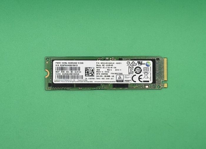 Samsung Pm951 512gb Nvme Ssd