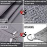 MULTIPLE SIZES/COLOURS AVAILABLE Sun Shade Sail 2m x 3m Rectangle Shade Sails Waterproof Outdoor Garden Patio Party Sunscreen Awning Canopy 98% UV Block With Free Rope, Grey Image 3