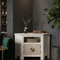 Solid tv oak cabinet